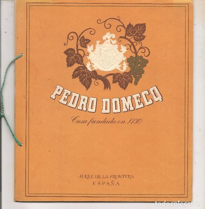 Catalogues publicitaires: PEDRO DOMECQ. CAT&Aacute;LOGO PUBLICITARIO . (TRO/10)