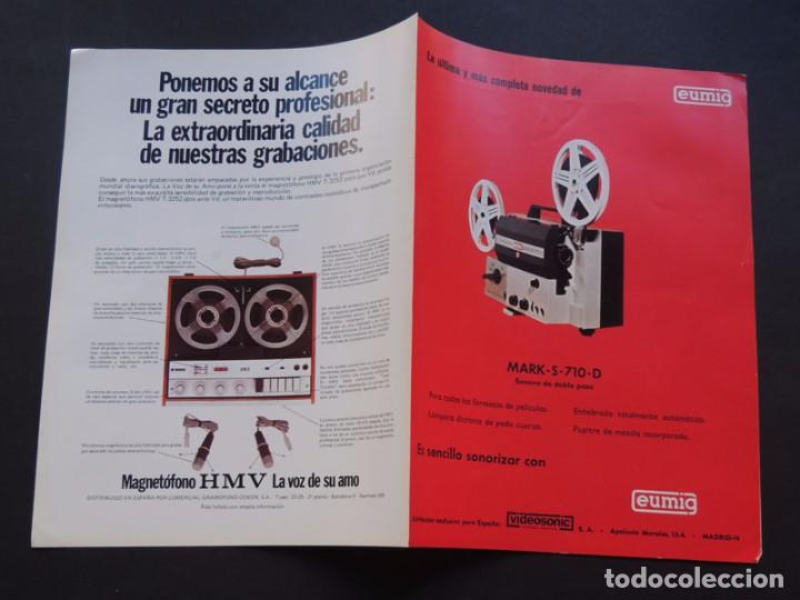Cat&aacute;logos publicit&aacute;rios: FOLLETO / PROYECTOR EUMIG ( MARK S 710 D ) CAMARA YASHICA ( TL ELECTRO ) MAGNETOFONO ( HMV )