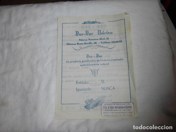 Advertising Catalogs: BUR-BUR IBERICA MEJOR PAN MAS BENEFICIO.FABRICAS FRANCISCO ABRIL