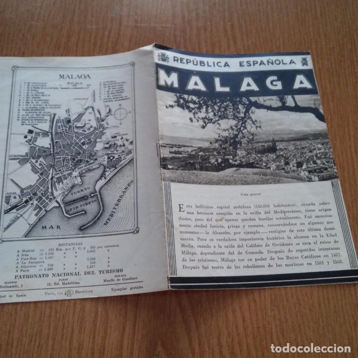 Malaga Folleto Turismo Editado Epoca Republ Comprar Catalogos Publicitarios Antiguos En Todocoleccion