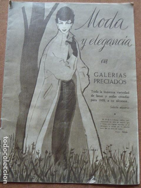 Cat&aacute;logos publicit&aacute;rios: CATALOGO DE GALERIAS PRECIADOS.  1953.  40 PP.  MUY ILUSTRADO.  PEQ. SECCION DE MU&Ntilde;ECAS Y JUGUETES.