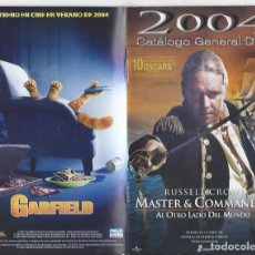 Catálogos publicitarios: CATALOGO GENERAL DVD - 2004. Lote 88833776