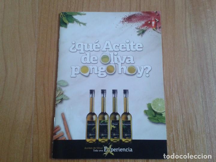Cat&aacute;logos publicitarios: Aceite de Oliva espa&ntilde;ol variadades - Arbequina, Cornicabra, Picual y Hojiblanca - Revista y Recetas