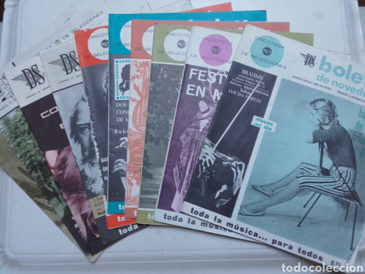 Werbekataloge: BOLETIN DE NOVEDADES. DISCOTECA SELECCIONES. A&Ntilde;OS 60.