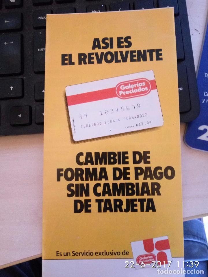 Werbekataloge: Folleto Tarjeta de Galerías Preciados