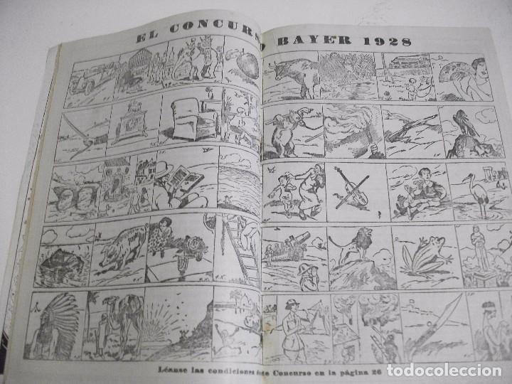 Cat&aacute;logos publicitarios: ALMANAQUE BAYER PARA 1928 - Foto 3