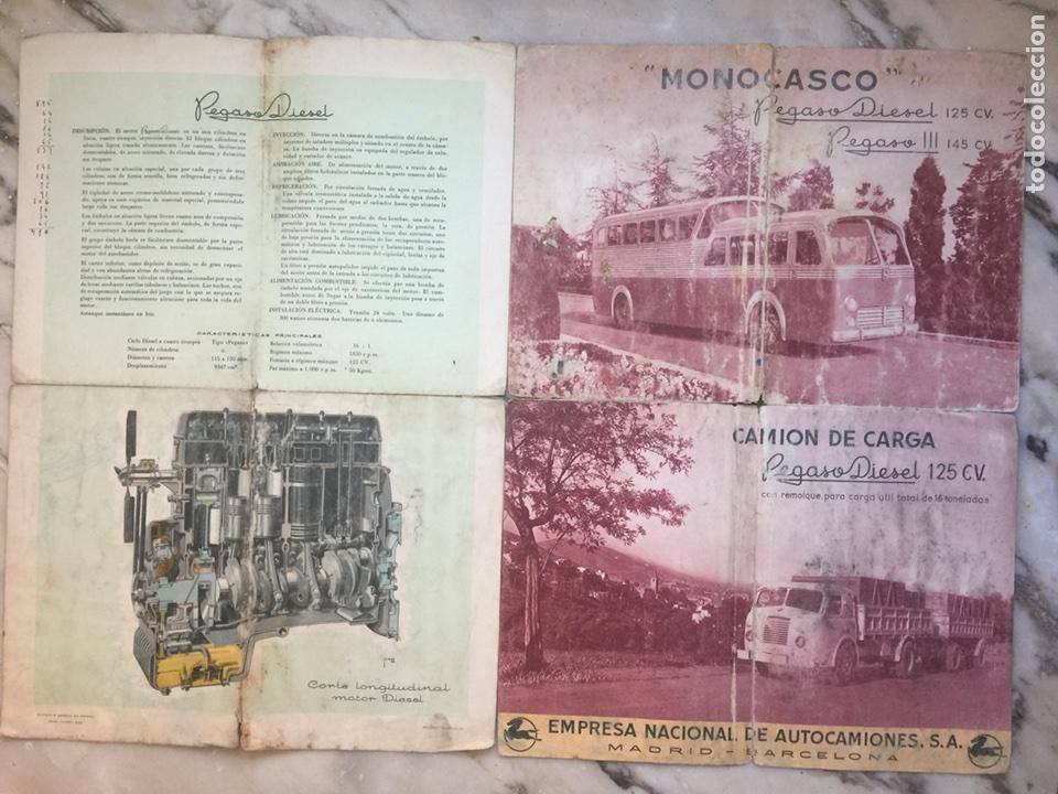 Cat&aacute;logos publicitarios: PEGASO. MONOCASCO 125CV- PEGASO III 145CV.CAMION DE CARGA 125 CV.EMPRESA NACIONAL DE AUTOCAMIONES.