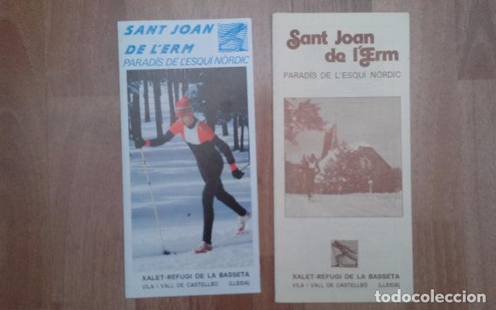 Cat&aacute;logos publicitarios: CATALOGO ESTACION de ESQUI SANT JOAN DE L ERM TRIPTICO SKI. PARADIS DE   L ESQUI NORDIC, NORDICO
