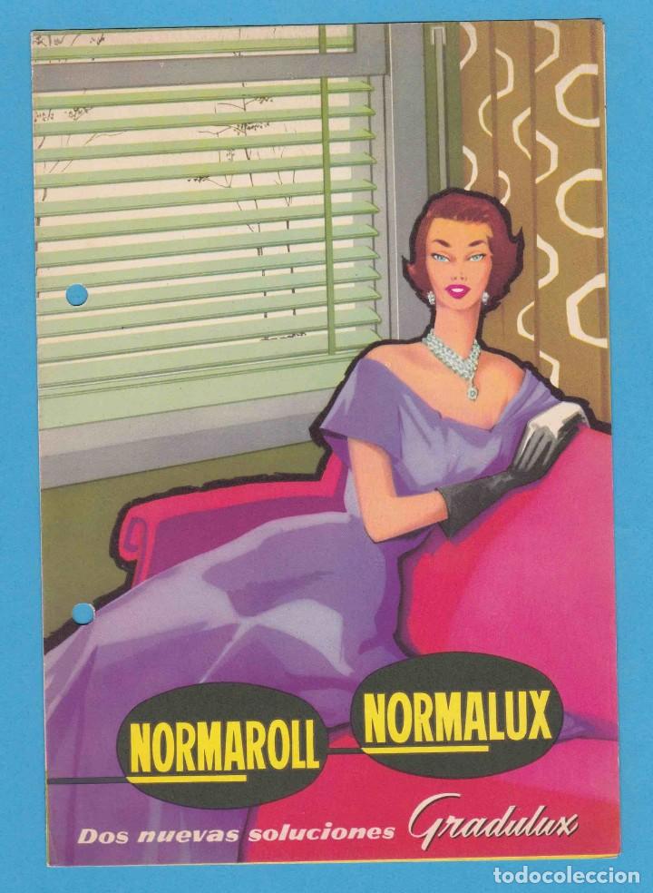 Cat&aacute;logos publicitarios: NORMAROLL NORMALUX. DOS NUEVAS SOLUCIONES GRADULUX. A&Ntilde;OS 50-60