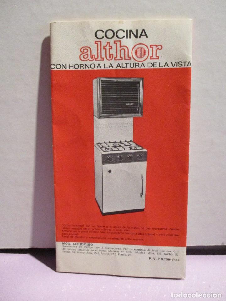 Werbekataloge: folleto catalogo publicitario cocinas BRU