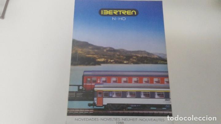 Cat&aacute;logos publicitarios: antiguo catalogo de juguetes trenes ibertren