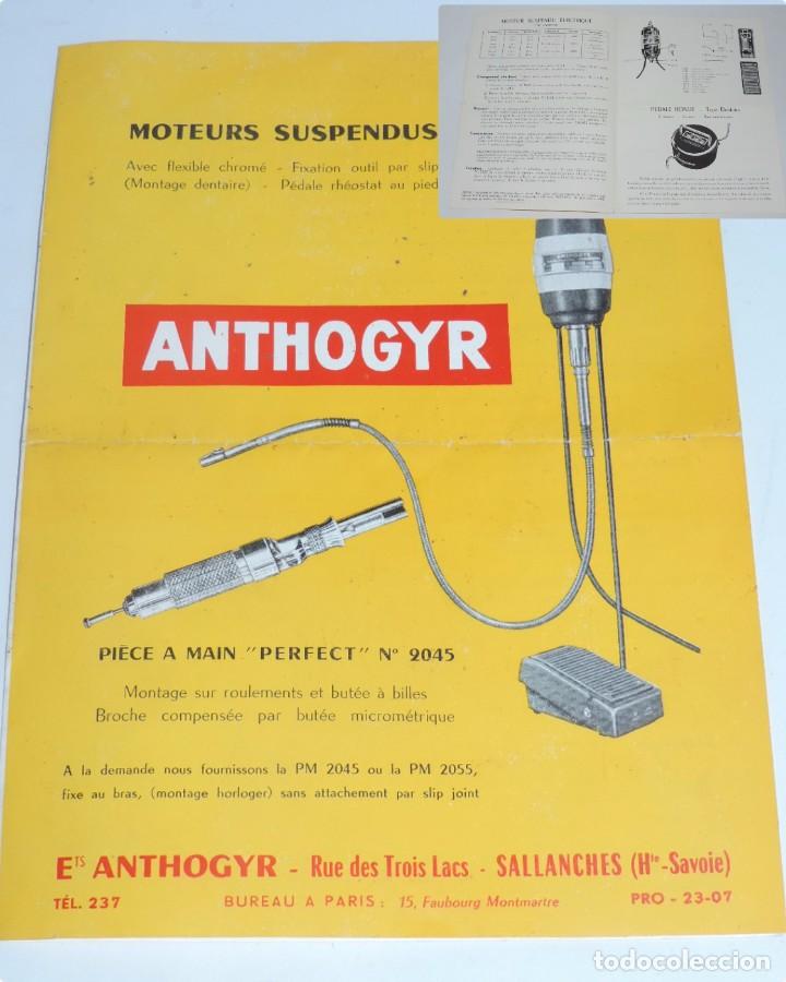 Catalogues publicitaires: CATALOGO DIPTICO DE PUBLICIDAD DE MOTOR SUSPENDIDO, ANTHOGYR, DENTISTA, MEDICINA, CIRUGIA, MIDE 21,8