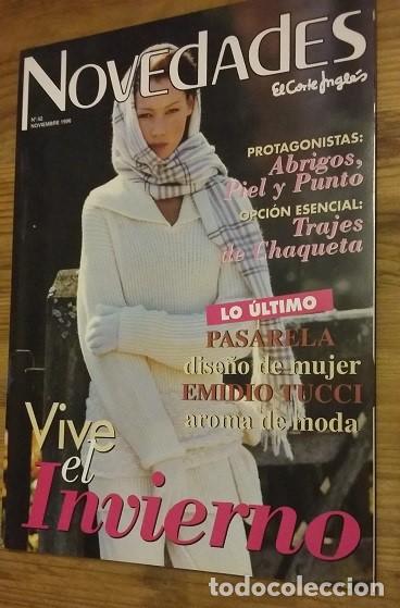 Cat&aacute;logos publicit&aacute;rios: Novedades El Corte Ingles n&ordm;42, noviembre 1996