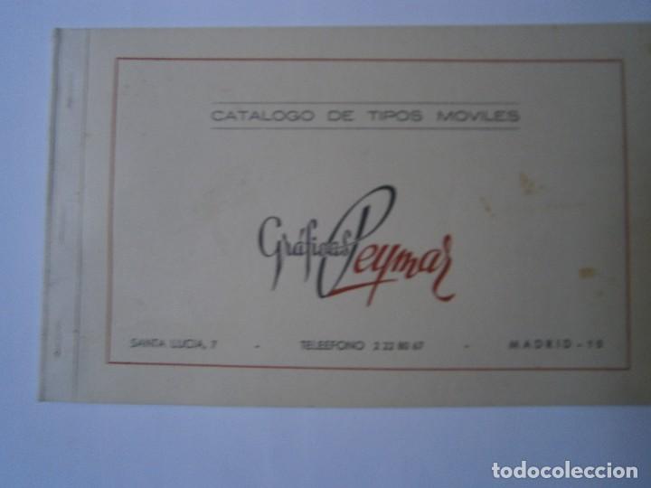 Cat&aacute;logos publicitarios: PUBLICIDAD CATALOGOS - GRAFICAS PEYMAR CATALOGO DE TIPOS MOVILES  APAISADO