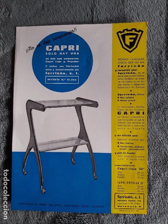 Advertising Catalogs: CARTEL-CATALOGO MESA CAPRI / FERRISAN