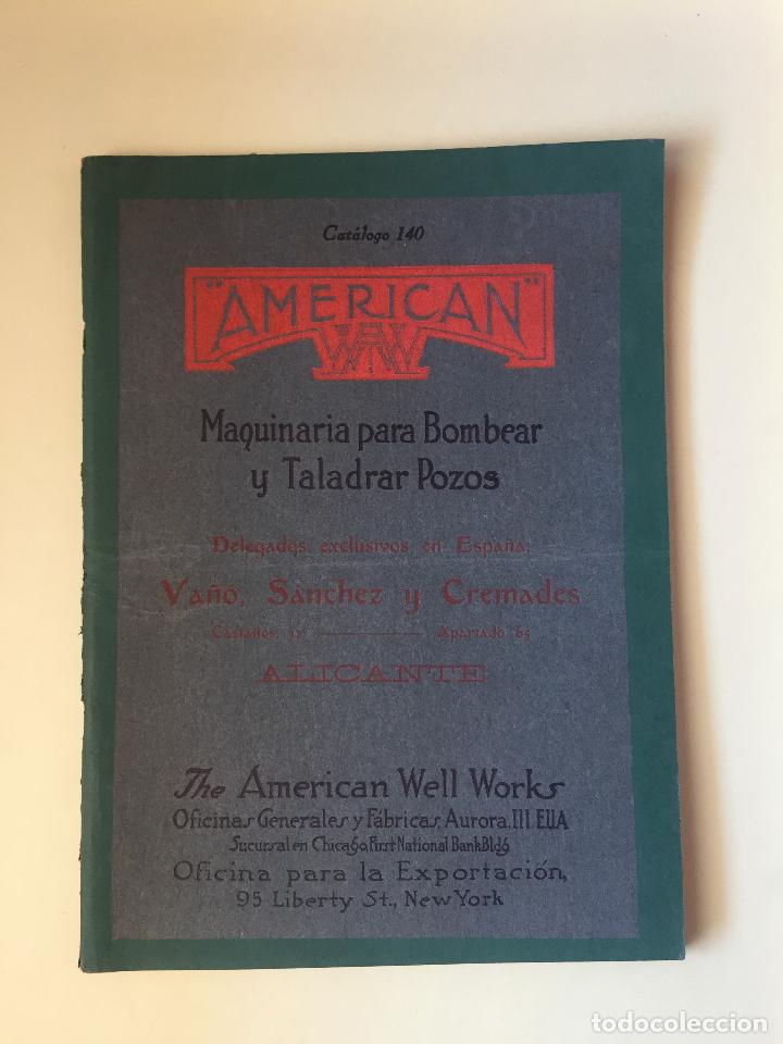 Cat&aacute;logos publicitarios: CATALOGO AMERICAN WELL WORKS-   POZOS- MINERIA       1.914
