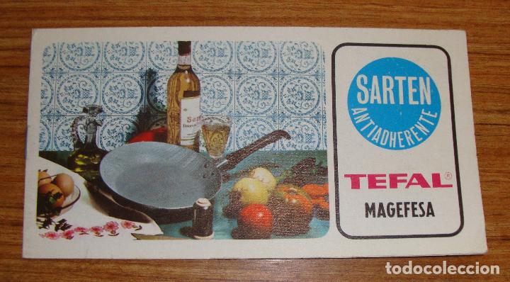 Cat&aacute;logos publicitarios: PUBLICIDAD SARTEN TEFAL CON RECETARIO 1969