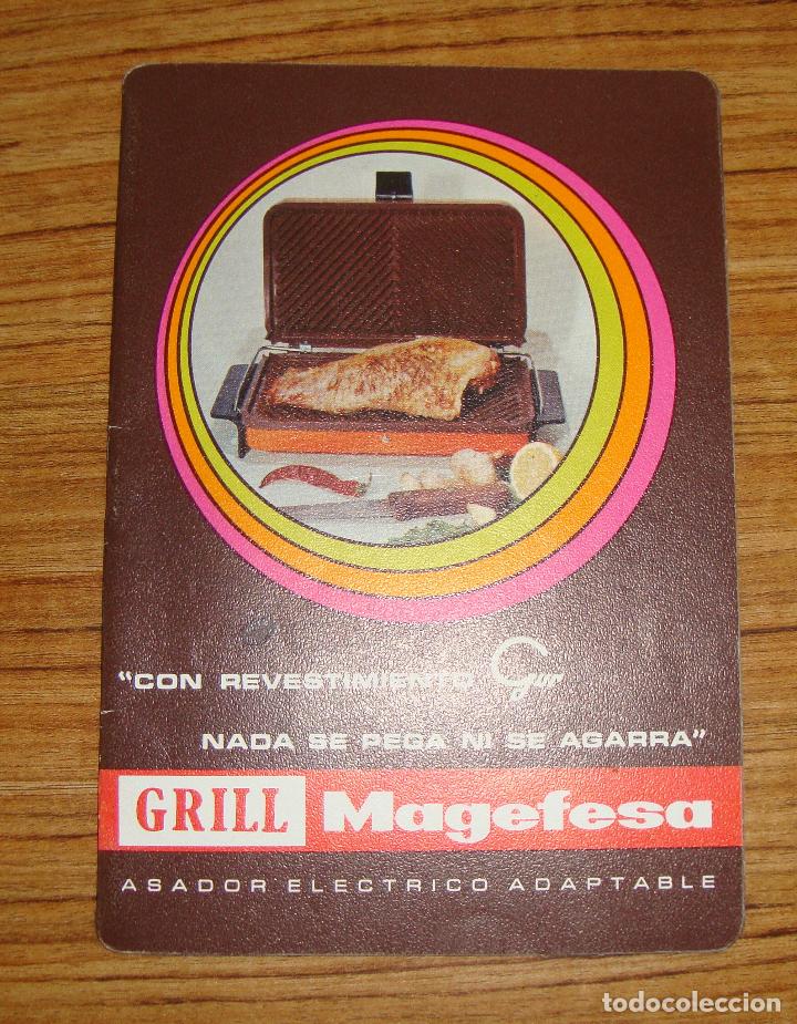 Cat&aacute;logos publicitarios: PUBLICIDAD GRILL MAGEFESA CON RECETARIO