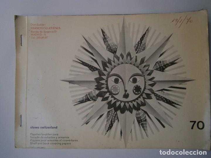 Cat&aacute;logos publicitarios: PUBLICIDAD CATALOGOS - CATALOGO STEWO SWITZERLAND PAPELES LAVABLES PARA FORRADO DE ARMARIOS ESTANTES