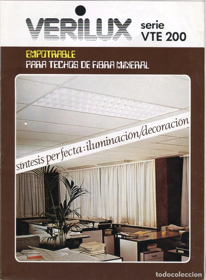 Advertising Catalogs: VERILUX SERIE VTE 200 CATALOGO PUBLICITARIO FORMATO TRIPTICO +CARTA COMERCIAL+SOBRE A&Ntilde;O 1977