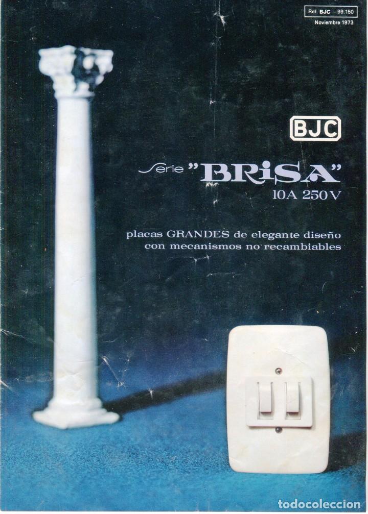 Cataloghi pubblicitari: BJC SERIE BRISA CATALOGO PUBLICITARIO FORMATO DIPTICO + TARIFA DE PRECIOS A&Ntilde;O 1973