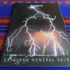 Catálogos publicitarios: SONY CATÁLOGO GENERAL 86 87. BUEN ESTADO.. Lote 82456508