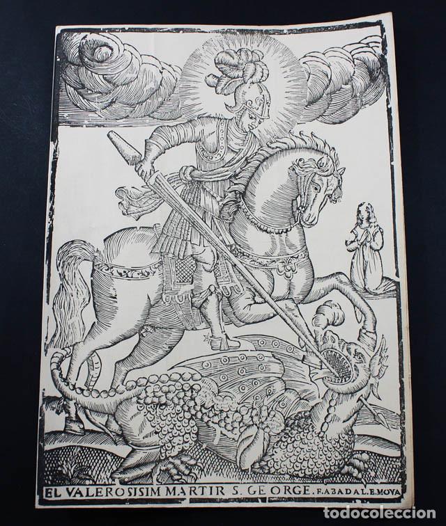 Werbekataloge: FOLLETO GRAN FORMATO L'ART DE LA RELLIGADURA LLIBRES DE LA BIBLIOTECA DE CATALUNYA 1976 SAN JORDI