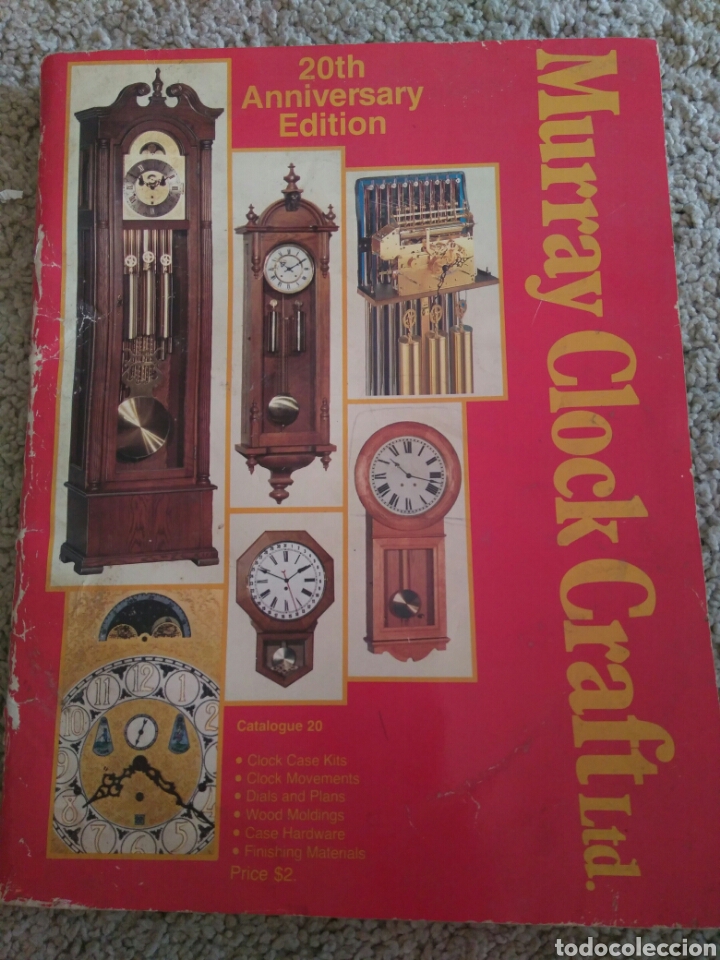 Advertising Catalogs: Cat&aacute;logo relojes Murray Clock Craft Ltd. Canad&aacute; a&ntilde;os 80