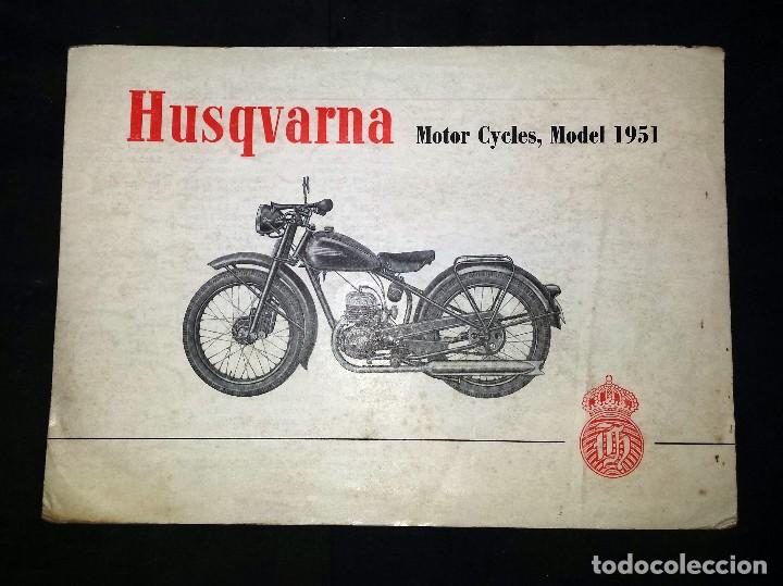 Catalogues publicitaires: MOTO HUSQVARNA - CATALOGO DE MODEL 1951