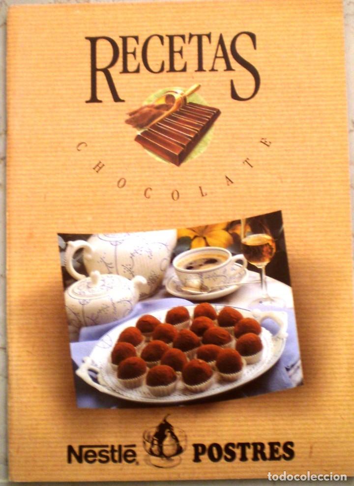 recetas de chocolate - nestle postres - Buy Antique advertising catalogs on  todocoleccion