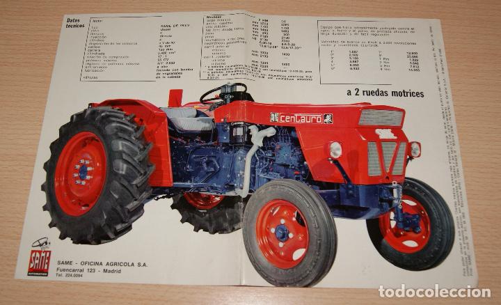 Cat&aacute;logos publicitarios: Cat&aacute;logo Tractor SAME CENTAURO 55 cv. en Castellano - Foto 2