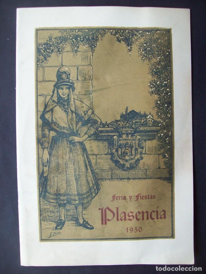 Cat&aacute;logos publicitarios: CATALOGO FERIA Y FIESTAS DE PLASENCIA 1950 . NUEVO CINE EN PLASENCIA