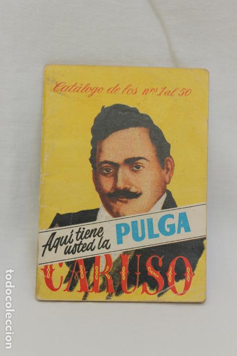 Cat&aacute;logos publicitarios: CATALOGO ENCICLOPEDIA PULGA, DEL N&ordm; 1 AL 50, PORTADA CARUSO