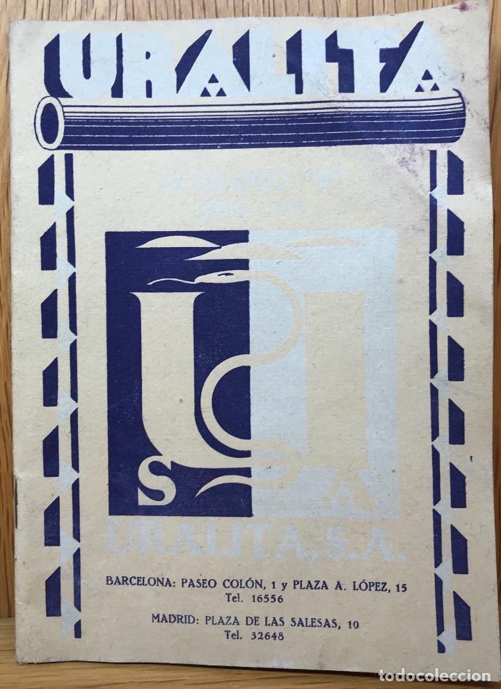 Cat&aacute;logos publicitarios: Antiguo Catalogo de Uralita, S.A. - A&ntilde;os 20/30 - Interesantes fotograf&iacute;as