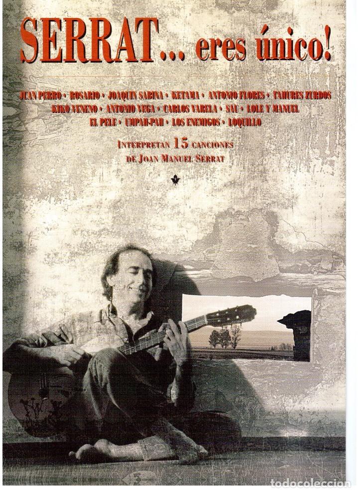 Cat&aacute;logos publicitarios: programa presentaci&oacute;n disco serrat ... eres &uacute;nico! - Foto 1