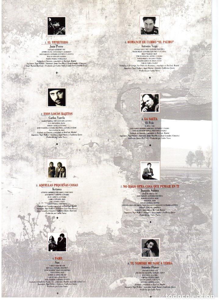 Cat&aacute;logos publicitarios: programa presentaci&oacute;n disco serrat ... eres &uacute;nico! - Foto 2