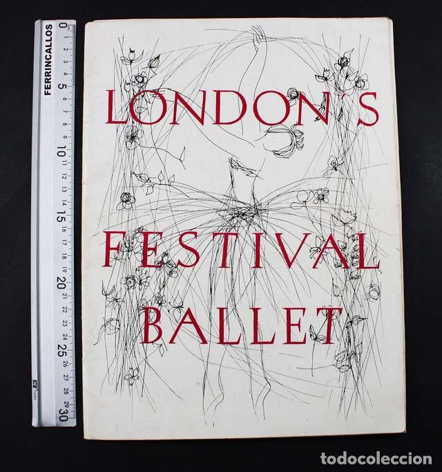 Werbekataloge: PROGRAMA LONDON FESTIVAL BALLET 48 PAG &iquest;A&Ntilde;OS 60? EN INGLES, COPPELIA,GISELLE,PETROUCHKA,LAGO CISNES