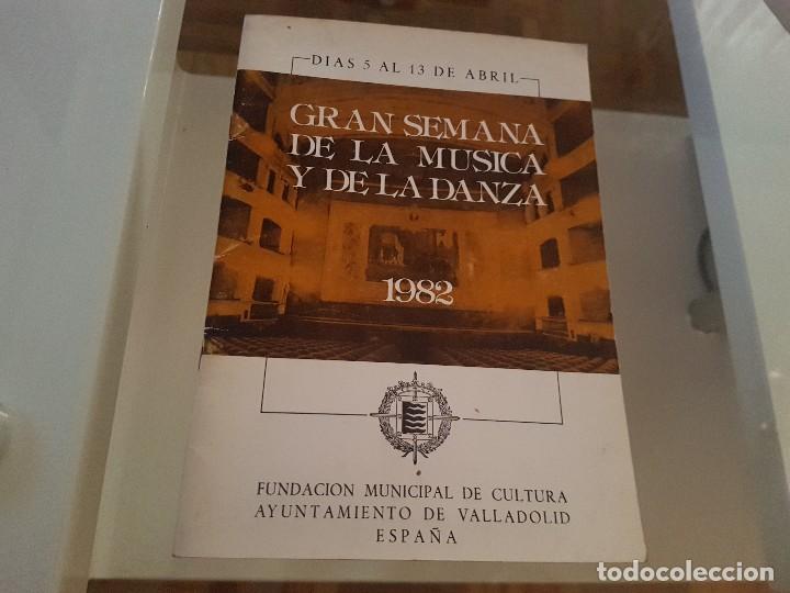 Werbekataloge: Librito de la gran semana de la m&uacute;sica y danza 1982
