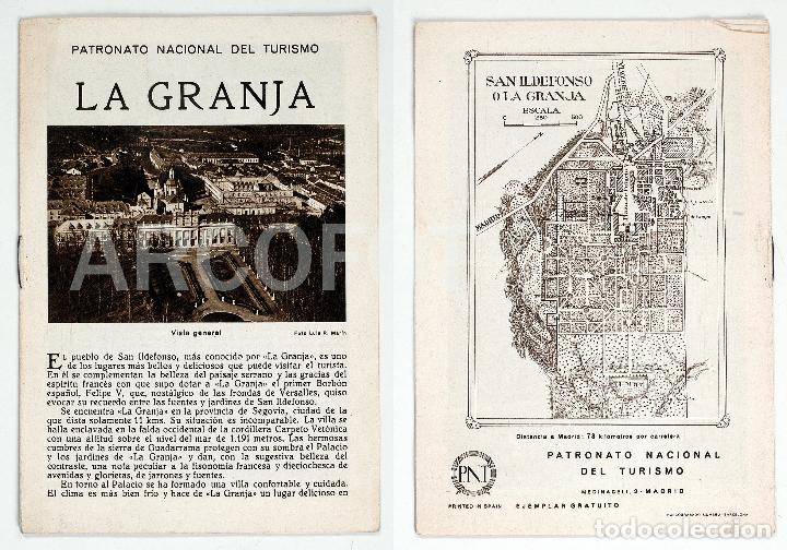 Cataloghi pubblicitari: LA GRANJA - SAN ILDEFONSO O LA GRANJA - PATRONATO NACIONAL DEL TURISMO