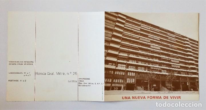 Catalogues publicitaires: ANUNCIO D&Iacute;PTICO PUBLICITARIO PUBLICIDAD INMOBILIARIA PISOS EN BARCELONA GRAL. MITRE 25 BARCELONA