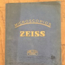 Catálogos publicitarios: CATÁLOGO-RESUMEN 1924, CARL ZEISS. JENA. MICROSCOPIOS Y APARATOS ACCESORIOS