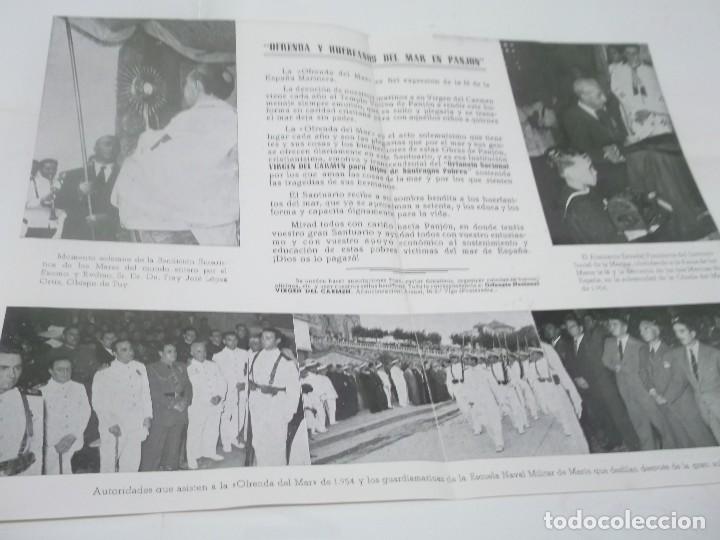 Cat&aacute;logos publicitarios: folleto publicitario ofrenda y huerfanos del mar en panj&oacute;n  a&ntilde;o 1954