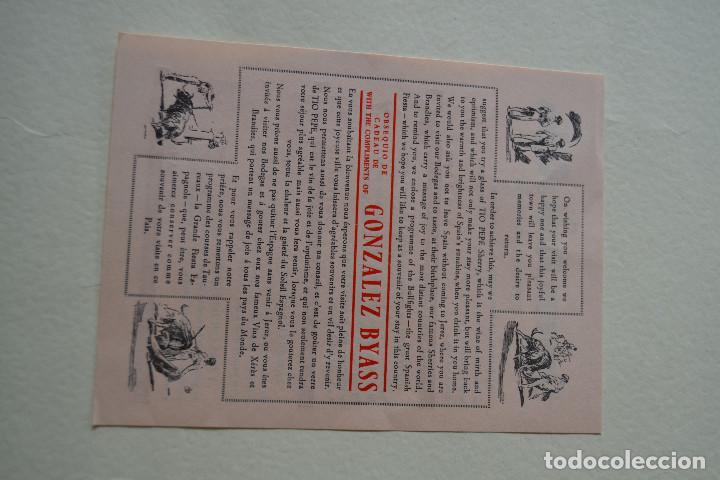 Cat&aacute;logos publicitarios: FOLLETO GONZALEZ, BYASS - Foto 2