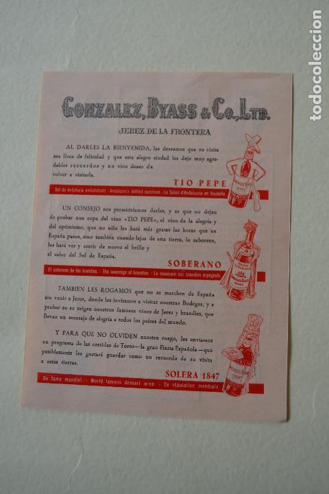 Advertising Catalogs: FOLLETO GONZALEZ, BYASS