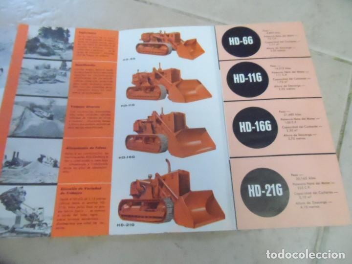 Cat&aacute;logos publicitarios: TRACTOR ALLIS CHALMERS TRACTORES PALAS MAS GRANDE DEL MERCADO  FOLLETO CON CARACTERISTICAS TECNICAS