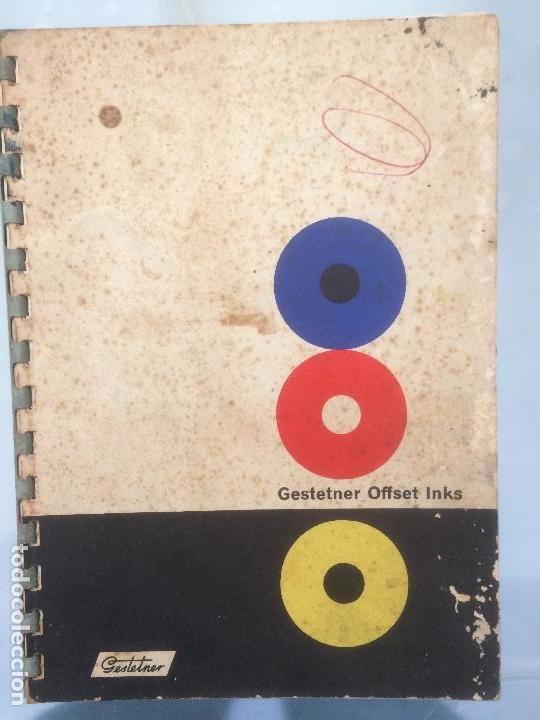 Cat&aacute;logos publicitarios: GESTETNER OFFSET INKS, CATALOGO TINTAS, MULTICOPISTA - Foto 1