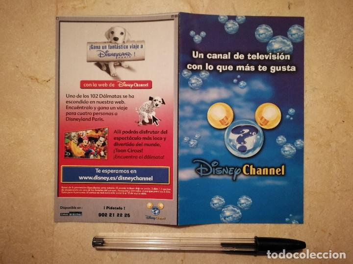 Cat&aacute;logos publicitarios: FOLLETO ORIGINAL - DISNEY CHANNEL - WALT DISNEY - PUBLICIDAD