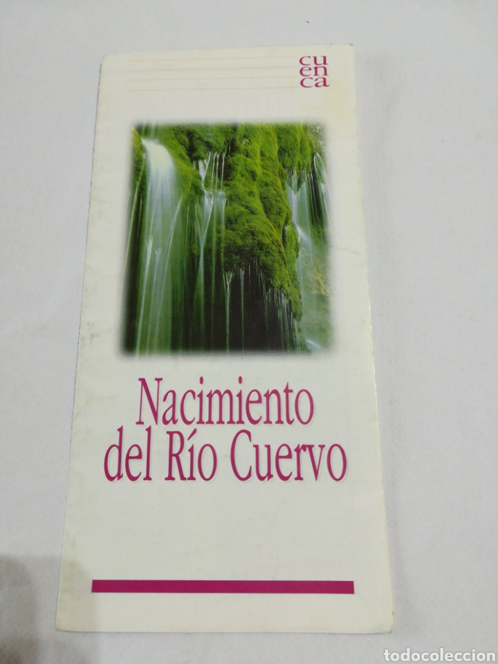 Advertising Catalogs: Triptico publicitario del nacimiento del r&iacute;o Cuervo. Cuenca. 1997