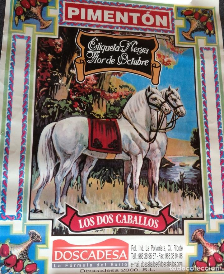 Cat&aacute;logos publicitarios: P&oacute;ster Piment&oacute;n Los Dos Caballos - Foto 1