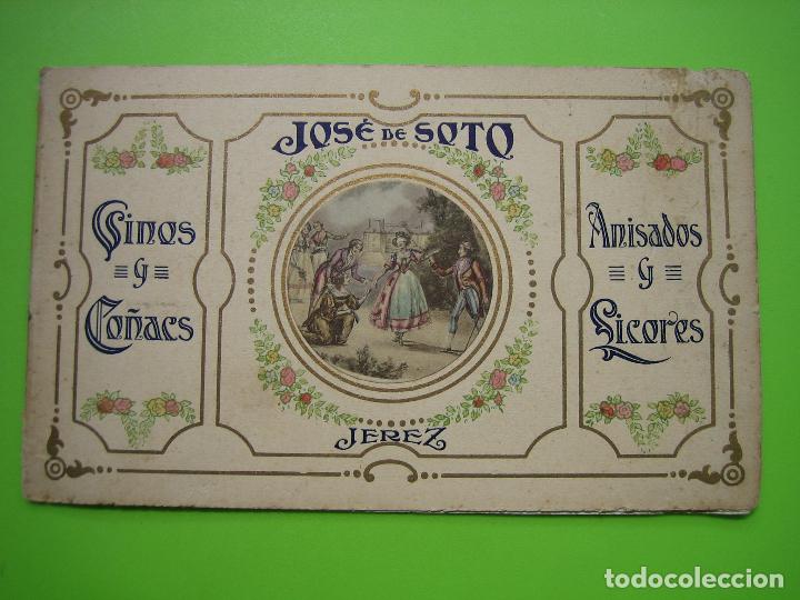 Catalogues publicitaires: Antiguo catalogo. Vinos y Co&ntilde;aes. Anisados y licores. Jos&eacute; de Soto. Jerez